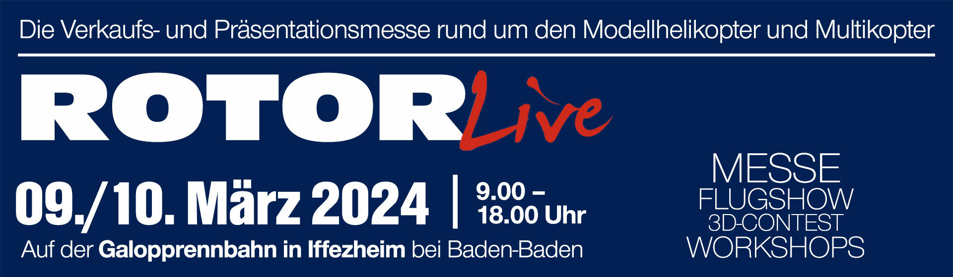 ROTOR live 2024 vom 09. bis 10. März 2024