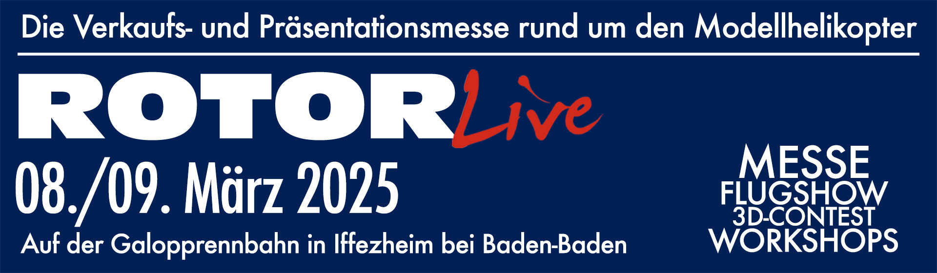 ROTOR live 2025 vom 08. bis 09. März 2025
